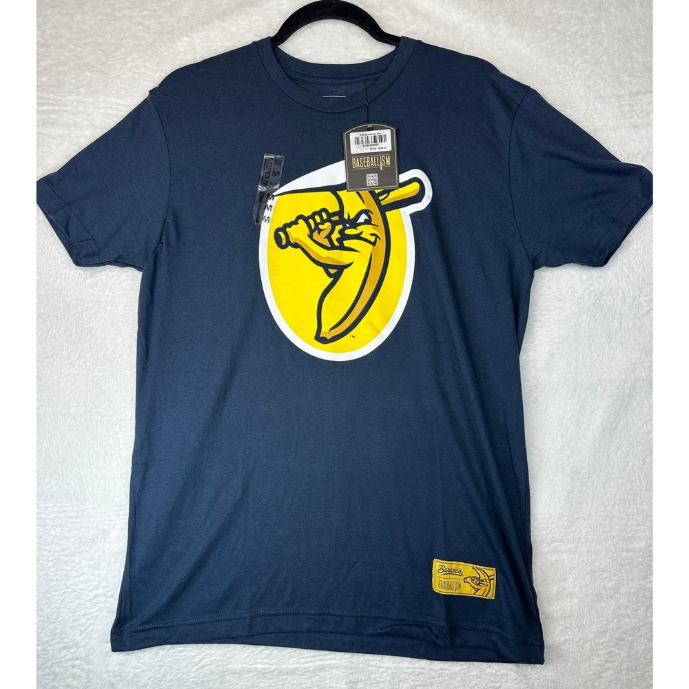 Baseballism Savannah Bananas T-Shirt Mens M Navy Graphic Tee New